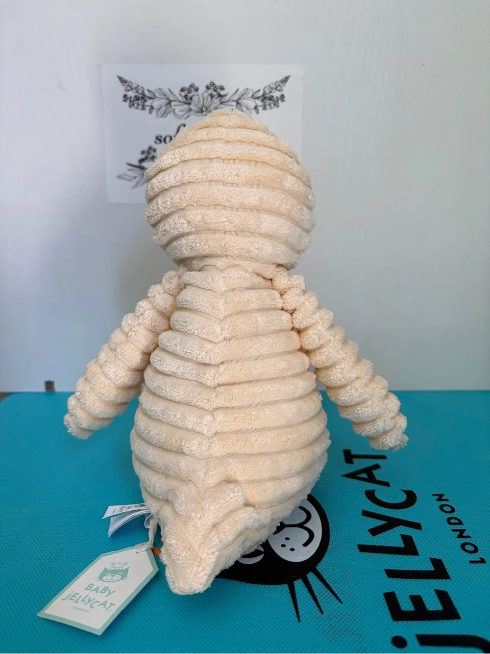 Jellycat BABY CORDY ROY DUCKLING New NWT RETIRED Soft Toy Duck Plush Bird Yellow